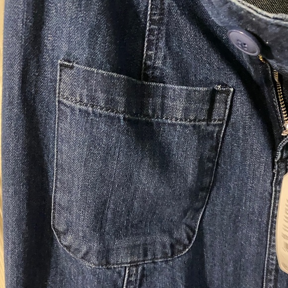 Denim Skirt - Deep Blue - Picture 9 of 12